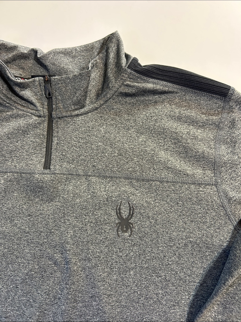 Spyder Active Men’s Performance Long Sleeve ¼ Zip Pullover Sweater Size XLarge